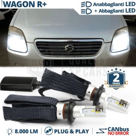 Kit LED H4 para SUZUKI WAGON R+ Luces de Cruce + Carretera | 6500K 8000LM CANbus