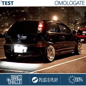 2 Luces de Matricula LED para OPEL CORSA C (00-06) | CANBUS 18 LED 6.500K BLANCO FRIO Plug & Play