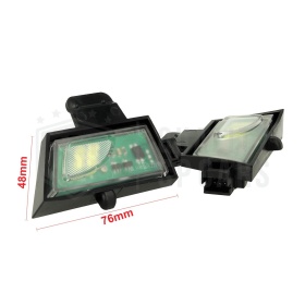 2 LUCES CHARCO DEBAJO ESPEJOS LED para VW GOLF 7, CANBUS 6.500K BLANCO FRIO Plug & Play