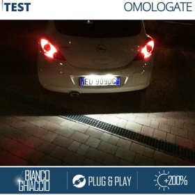 2 Luces de Matricula LED para OPEL CORSA D (06-14) | CANBUS 18 LED 6.500K BLANCO FRIO Plug & Play