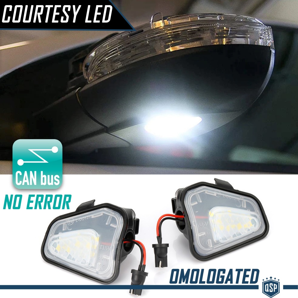 2 LUCES CHARCO DEBAJO ESPEJOS LED para VW Scirocco, Passat B7-CC, Eos, Jetta IV, CANBUS 6.500K BLANCO FRIO Plug & Play 2 LUCES CHARCO DEBAJO ESPEJOS LED para VW Scirocco, Passat B7-CC, Eos, Jetta IV, CANBUS 6.500K BLANCO FRIO Plug & Play