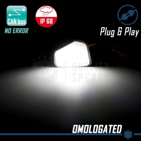 2 LUCES CHARCO DEBAJO ESPEJOS LED para VW Scirocco, Passat B7-CC, Eos, Jetta IV, CANBUS 6.500K BLANCO FRIO Plug & Play