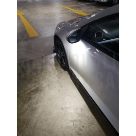 2 LUCES CHARCO DEBAJO ESPEJOS LED para VW Scirocco, Passat B7-CC, Eos, Jetta IV, CANBUS 6.500K BLANCO FRIO Plug & Play