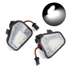 2 LUCES CHARCO DEBAJO ESPEJOS LED para VW Scirocco, Passat B7-CC, Eos, Jetta IV, CANBUS 6.500K BLANCO FRIO Plug & Play