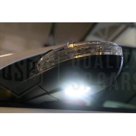 2 LUCES CHARCO DEBAJO ESPEJOS LED para VW Scirocco, Passat B7-CC, Eos, Jetta IV, CANBUS 6.500K BLANCO FRIO Plug & Play