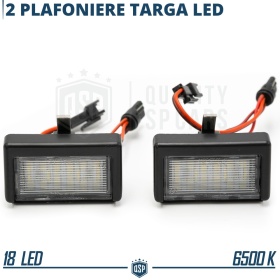 2 Luces de Matricula LED para MERCEDES ML W164 (04-12) | CANBUS 18 LED 6.500K BLANCO FRIO Plug & Play