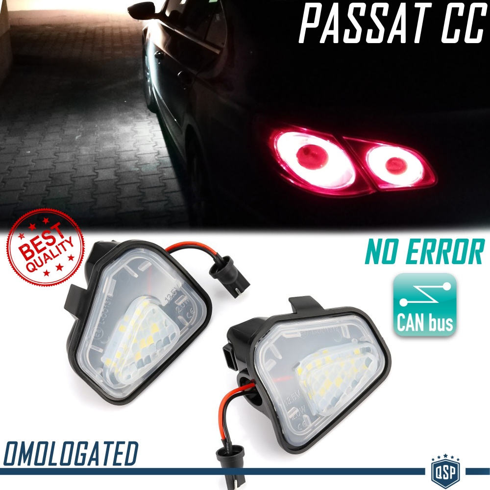 2 Luces Charco Debajo Espejos LED para VW PASSAT CC (08-12) | CANBUS 6500K Blanco Frío, Plug & Play 2 Luces Charco Debajo Espejos LED para VW PASSAT CC (08-12) | CANBUS 6500K Blanco Frío, Plug & Play