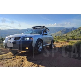 Portaequipajes de Techo para AUDI A4 A5 A6 | Cesta de Equipajes de Viaje Off-road en ACERO Negro