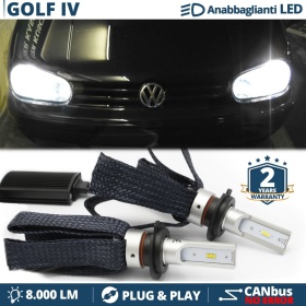 H7 LED Kit for Volkswagen GOLF 4 Low Beam CANbus Bulbs | 6500K Cool White 8000LM