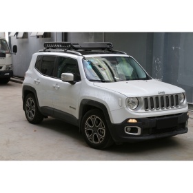 Portaequipajes de Techo PARA JEEP RENEGADE | Cesta de Equipajes de Viaje Off-road en ACERO Negro