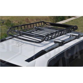 Car Roof Rack Basket Tray FOR SSANGYONG Cars | Off Road Black STEEL Luggage CARRIER