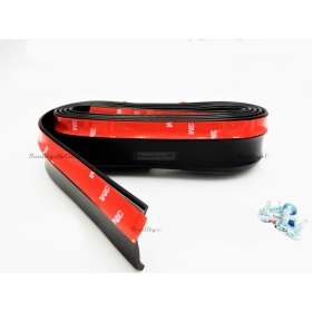 SPOILER Alerón Adhesivo PARA Seat, LABIO parachoques LIP o Faldones Laterales en EPDM NEGRO flexible