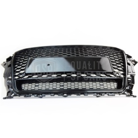 Parrilla REJILLA Delantera para AUDI A3 RS3 8V (12-16) | Nido de Abeja, Negro Brillante