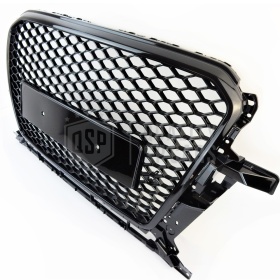 Grill KÜHLERGRILL für AUDI Q5 RSQ5 8R (12-16) Tuning | Glänzend Schwarz Waben