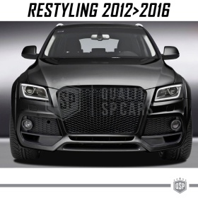 Grill KÜHLERGRILL für AUDI Q5 RSQ5 8R (12-16) Tuning | Glänzend Schwarz Waben
