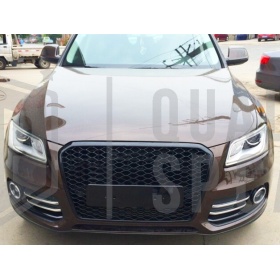 Grill KÜHLERGRILL für AUDI Q5 RSQ5 8R (12-16) Tuning | Glänzend Schwarz Waben