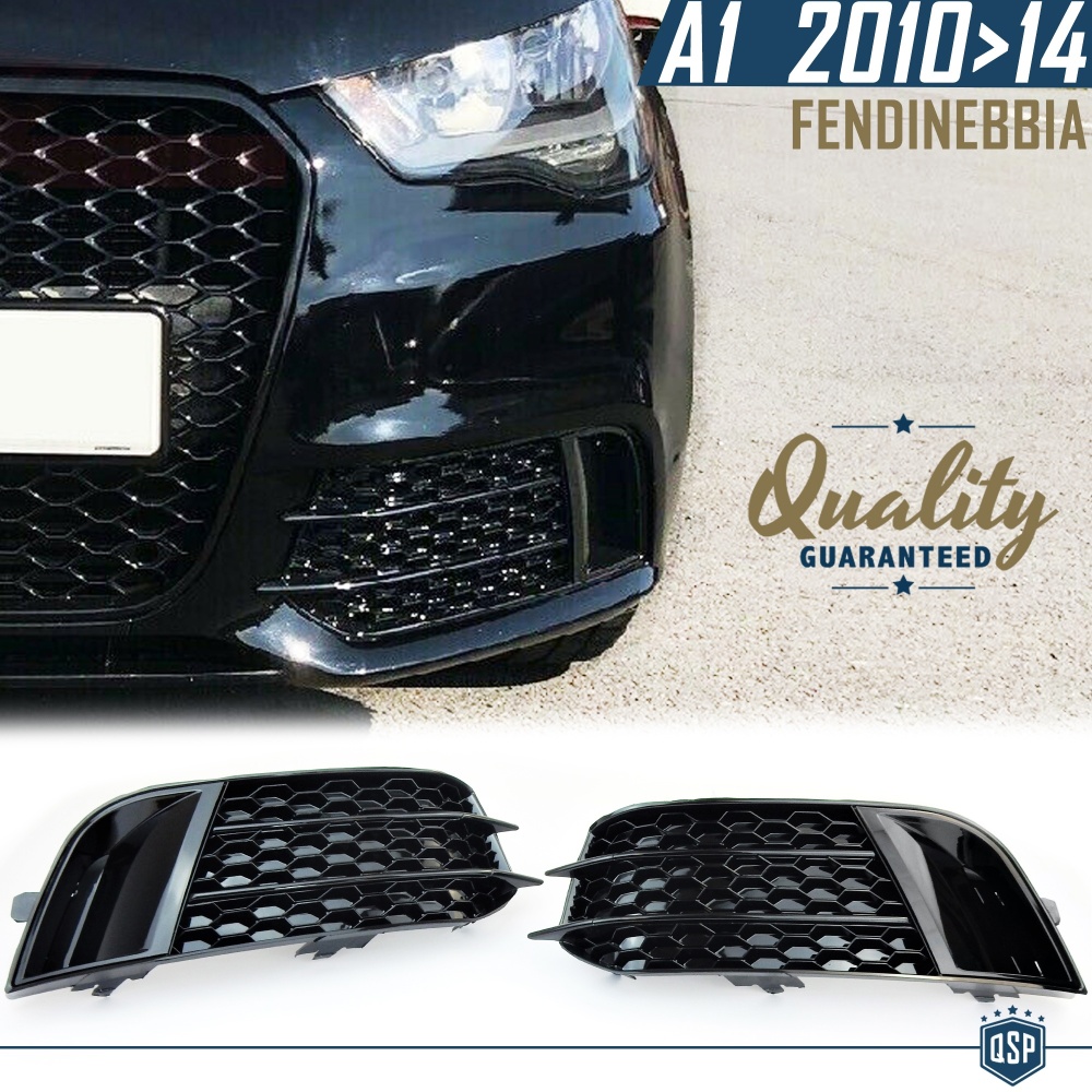 Griglie FENDINEBBIA Paraurti per AUDI A1 RS1 (8X) 10-14 | Mascherina a NIDO D' APE Nera Tuning Griglie FENDINEBBIA Paraurti per AUDI A1 RS1 (8X) 10-14 | Mascherina a NIDO D' APE Nera Tuning