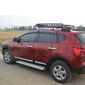 Portaequipajes de Techo PARA NISSAN SUV | Cesta de Equipajes de Viaje Off-road en ACERO Negro