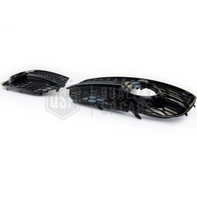 Rejilla Luz de Niebla para AUDI Q3 RSQ3 (8U) 11-14 | Parilla Parachoques Delantro Nido de Abeja, Negra