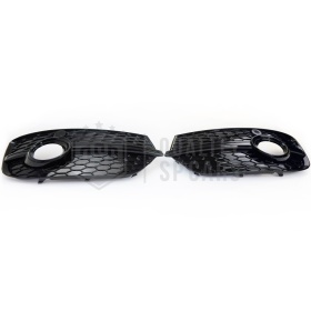 Rejilla Luz de Niebla para AUDI Q3 RSQ3 (8U) 11-14 | Parilla Parachoques Delantro Nido de Abeja, Negra