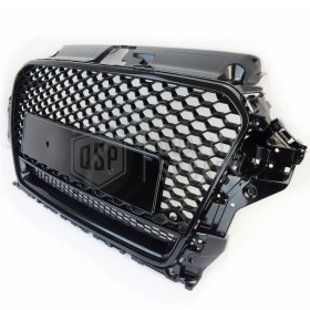 REJILLA DELANTERA + REJILLAS LUZ DE NIEBLA para AUDI A3 RS3 (8V) 12-16 | Nido de Abeja
