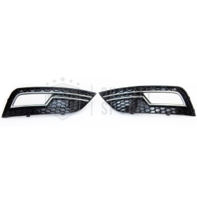 REJILLA DELANTERA + REJILLAS LUZ DE NIEBLA para AUDI A4 RS4 B8 Facelift (11-15) | Nido de Abeja