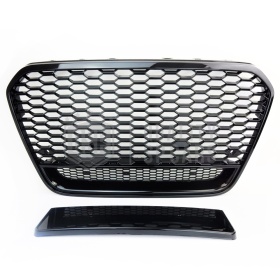 REJILLA DELANTERA + REJILLAS LUZ DE NIEBLA para AUDI A6 RS6 C7 (11-14) | Nido de Abeja