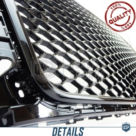 REJILLA DELANTERA + REJILLAS LUZ DE NIEBLA para AUDI Q3 RSQ3 8U (11-14) | Nido de Abeja