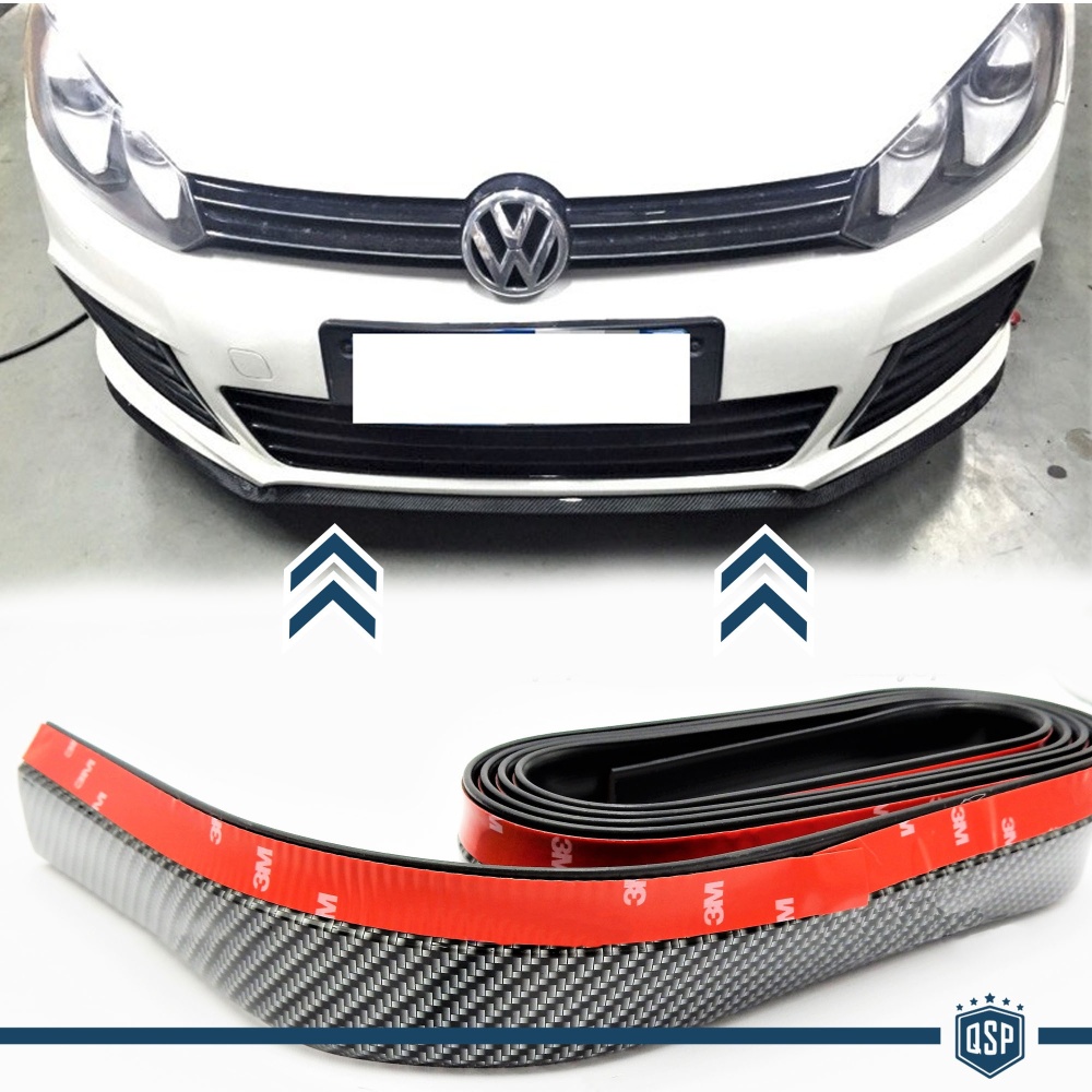 Spoiler Alerón Adhesivo Compatible con Volkswagen Fibra de Carbono Labio Parachoques o Faldones Laterales Flexible Spoiler Alerón Adhesivo Compatible con Volkswagen Fibra de Carbono Labio Parachoques o Faldones Laterales Flexible
