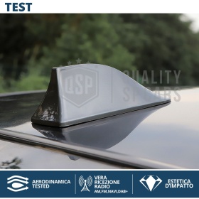 Antenna Auto PINNA DI SQUALO Grigia Universale | VERA Ricezione RADIO AM-FM-DAB+