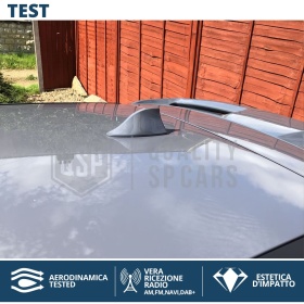 Antenna Auto PINNA DI SQUALO Grigia Universale | VERA Ricezione RADIO AM-FM-DAB+