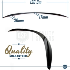 Rear Trunk SPOILER FOR Mercedes C Class (W205) 2014- | BLACK Adhesive Boot Lid Spoiler