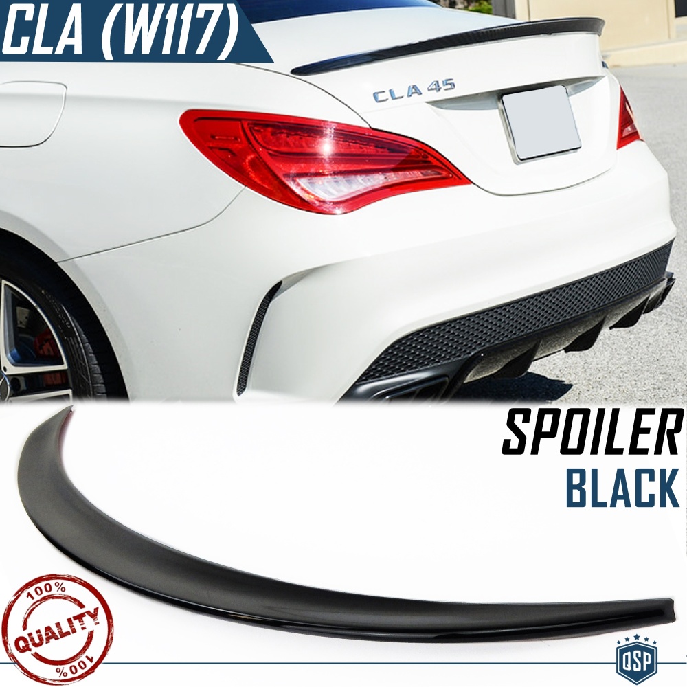SPOILER Alerón Trasero PARA Mercedes CLA (W117) 13-19 | Labio Maletero NEGRO Adhesivo SPOILER Alerón Trasero PARA Mercedes CLA (W117) 13-19 | Labio Maletero NEGRO Adhesivo