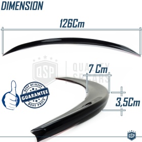 SPOILER Alerón Trasero PARA Mercedes CLA (W117) 13-19 | Labio Maletero NEGRO Adhesivo
