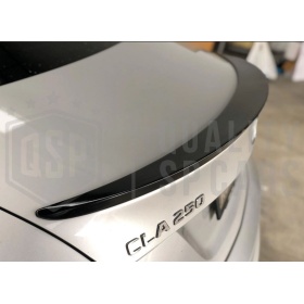 SPOILER Alerón Trasero PARA Mercedes CLA (W117) 13-19 | Labio Maletero NEGRO Adhesivo