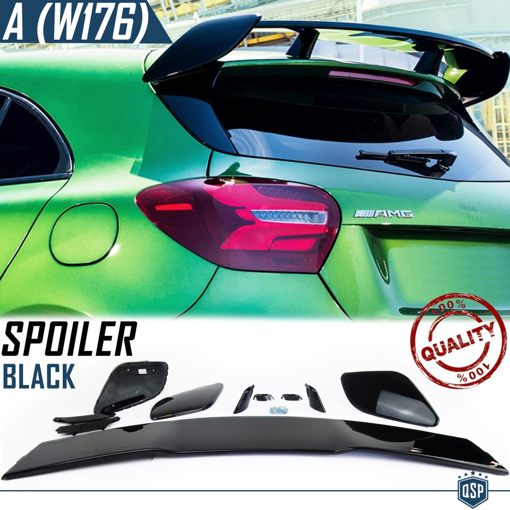 SPOILER Alerón Trasero PARA Mercedes CLASE A (W176) 12-18 | Labio Maletero NEGRO SPOILER Alerón Trasero PARA Mercedes CLASE A (W176) 12-18 | Labio Maletero NEGRO