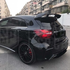 SPOILER Alerón Trasero PARA Mercedes CLASE A (W176) 12-18 | Labio Maletero NEGRO