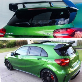 SPOILER Alerón Trasero PARA Mercedes CLASE A (W176) 12-18 | Labio Maletero NEGRO