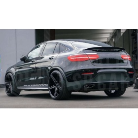SPOILER Alerón Trasero PARA Mercedes GLC Coupé (C253) 2015- | Labio Maletero NEGRO Adhesivo