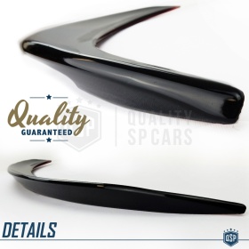 SPOILER Alerón Trasero PARA Mercedes GLC Coupé (C253) 2015- | Labio Maletero NEGRO Adhesivo