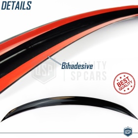 SPOILER Alerón Trasero PARA Mercedes GLC Coupé (C253) 2015- | Labio Maletero NEGRO Adhesivo