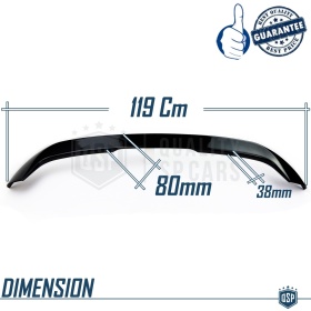 SPOILER Alerón Trasero PARA BMW Serie 1 (F20, F21) 11-18 | Labio Maletero Techo NEGRO Adhesivo