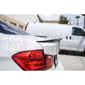 SPOILER Alerón Trasero PARA BMW Serie 3 (F30) 12-18 | Labio Maletero NEGRO Adhesivo