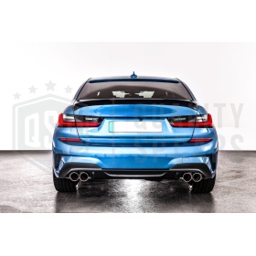 SPOILER Alerón Trasero PARA BMW Serie 3 (G20) 2019- | Labio Maletero NEGRO Adhesivo
