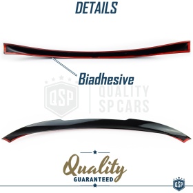 SPOILER Alerón Trasero PARA BMW Serie 3 (G20) 2019- | Labio Maletero NEGRO Adhesivo