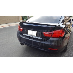 SPOILER Alerón Trasero PARA BMW Serie 4 (F36) 14-19 | Labio Maletero NEGRO Adhesivo