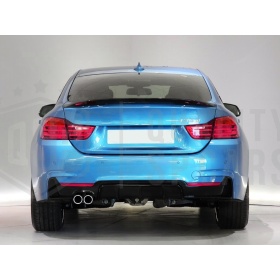 SPOILER Alerón Trasero PARA BMW Serie 4 (F36) 14-19 | Labio Maletero NEGRO Adhesivo