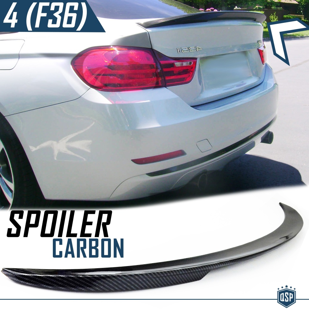 SPOILER Alerón Trasero PARA BMW Serie 4 (F36) 14-19 | Labio Maletero CARBON Adhesivo SPOILER Alerón Trasero PARA BMW Serie 4 (F36) 14-19 | Labio Maletero CARBON Adhesivo