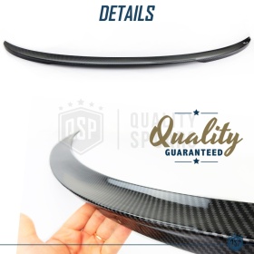 SPOILER Alerón Trasero PARA BMW Serie 4 (F36) 14-19 | Labio Maletero CARBON Adhesivo