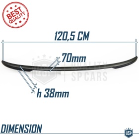 SPOILER Alerón Trasero PARA BMW Serie 4 (F36) 14-19 | Labio Maletero CARBON Adhesivo